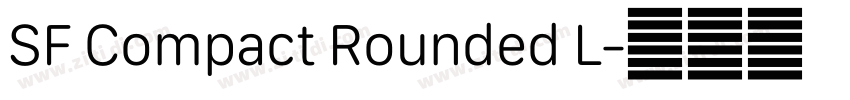 SF Compact Rounded L字体转换
